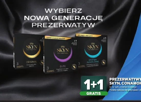 Prezerwatywy SKYN Ekstra Nawilżane promocja w Stokrotka