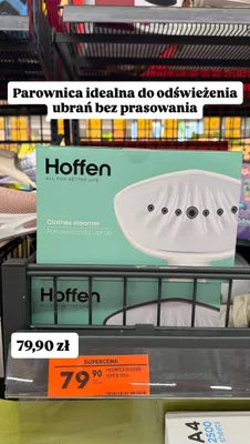 Parownica do ubrań Hoffen 1500W promocja w Biedronka