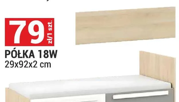 Półka 18W 29x92x2cm promocja w Merkury Market