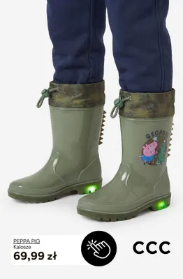 Kalosze Peppa Pig promocja w CCC