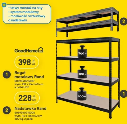 Nadstawka GoodHome Rand promocja w Castorama