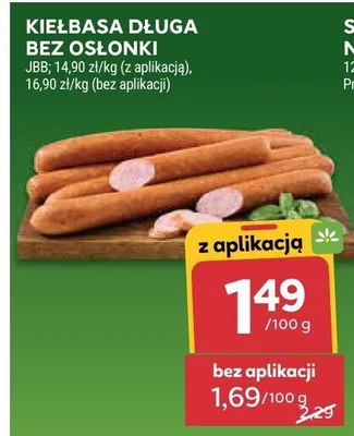 Kiełbasa długa bez osłonki promocja w Stokrotka