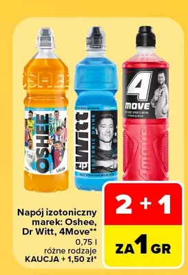 Napój izotoniczny 4Move promocja w Carrefour