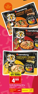 Nudle Chicken Jjigae Namdong promocja w Biedronka