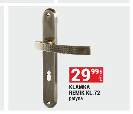 Klamka Remik kl.72 patyna promocja w Merkury Market