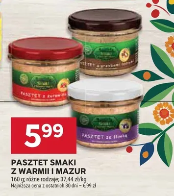 Pasztet smaki z warmii i mazur promocja w Stokrotka