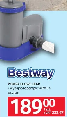 Pompa Bestway Flowclear 5678 l/h promocja w Selgros