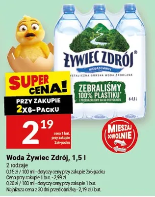 Woda Żywiec Zdrój promocja w Twój Market