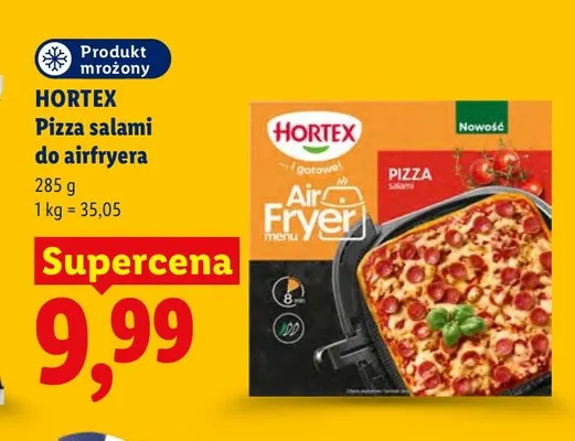 Pizza salami do airfryera Hortex promocja w Lidl