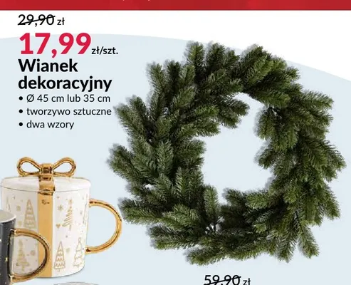 Wianek dekoracyjny promocja w Salony Agata