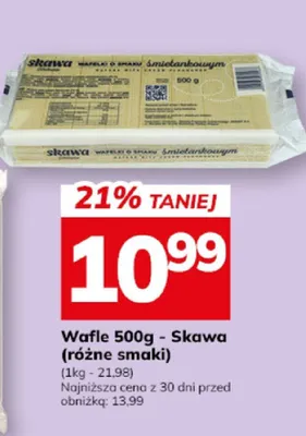 Wafle (różne smaki) promocja w Hitpol