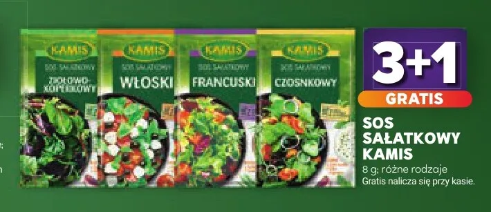 Sos sałatkowy francuski Kamis promocja w Stokrotka
