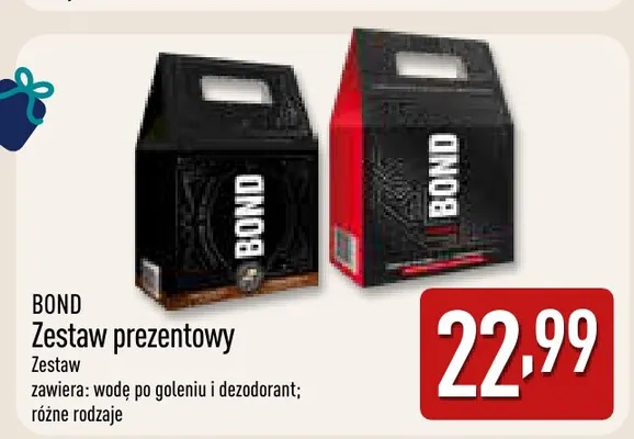 Zestaw prezentowy Bond promocja w Aldi