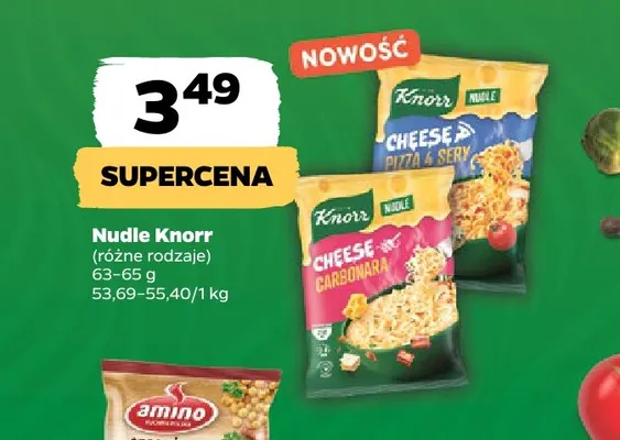 Nudle Knorr promocja w Netto