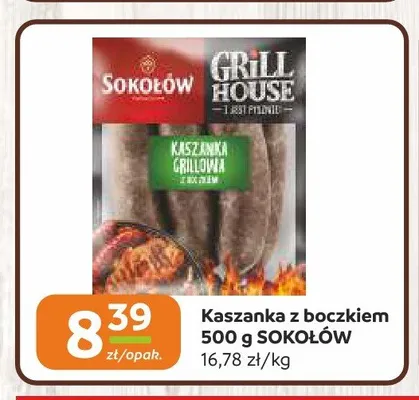 Kaszanka z boczkiem Sokołów promocja w Gama