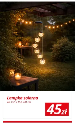 Lampka solarna promocja w KiK