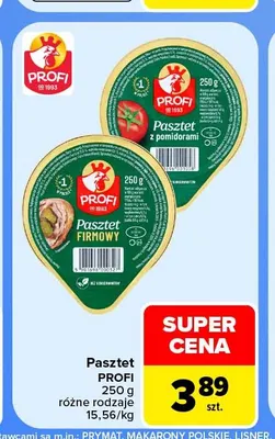 Pasztet firmowy Profi promocja w Carrefour Market