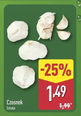 Czosnek Aldi promocja w Aldi
