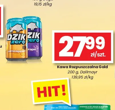 Kawa rozpuszczalna Dallmayr Gold promocja w emma MARKET