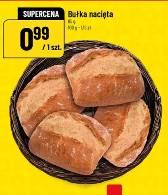 Bułka nacięta promocja w POLOmarket