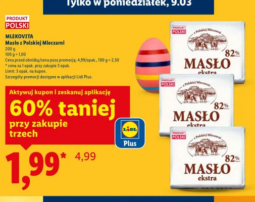Masło promocja w Lidl