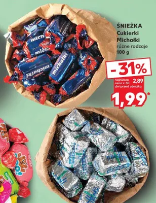 Cukierki Michałki różne rodzaje promocja w Kaufland