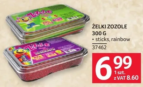 Żelki Zozole 300g rainbow promocja w Selgros