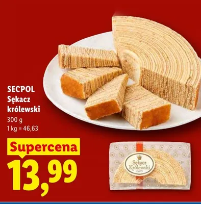 Sękacz królewski Secpol promocja w Lidl