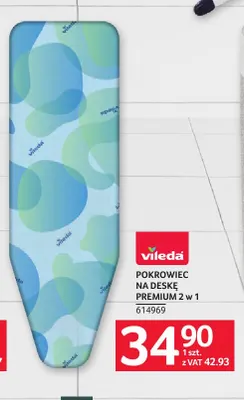 Pokrowiec na deskę Premium 2 w 1 Vileda promocja w Selgros