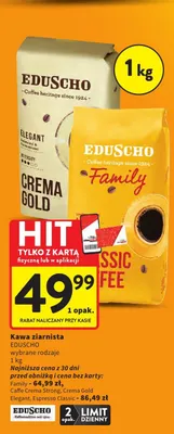 Kawa ziarnista wybrane rodzaje promocja w Intermarche