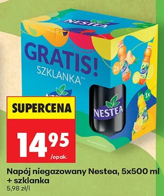 Napój niegazowany Nestea + szklanka gratis promocja w Biedronka