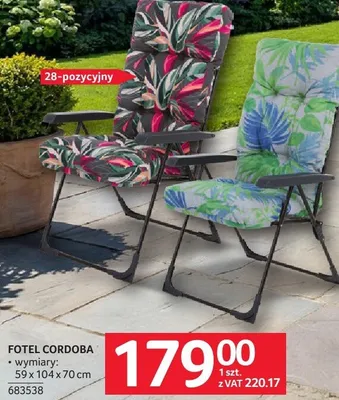 Fotel Cordoba promocja w Selgros