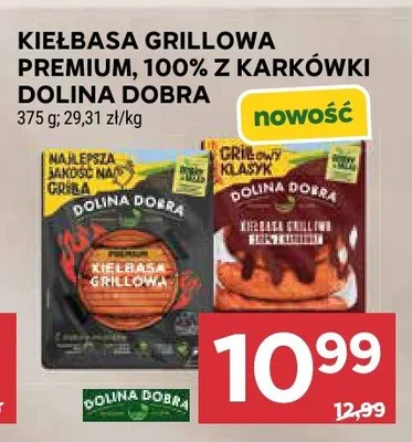 Kiełbasa grillowa premium 100% z karkówki Dolina Dobra promocja w Stokrotka