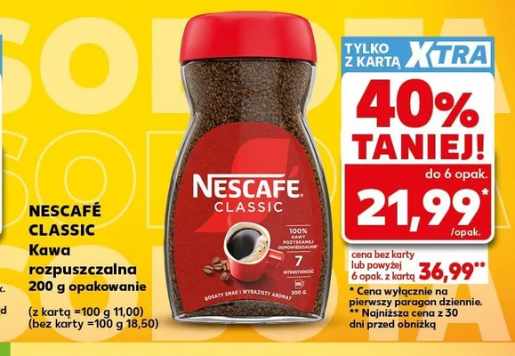Kawa rozpuszczalna Nescafé Classic promocja w Kaufland