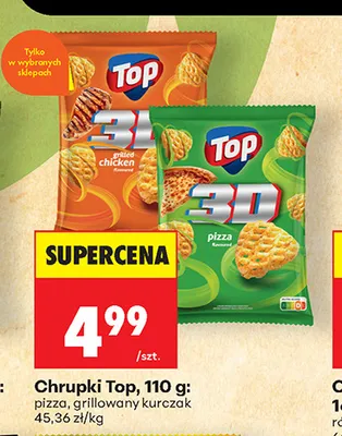 Chrupki Top pizza promocja w Biedronka