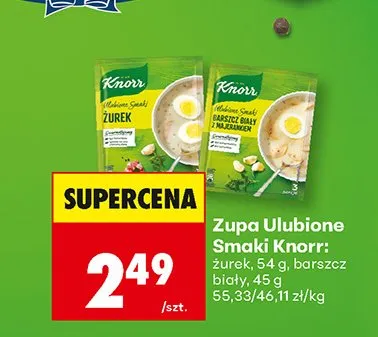 Zupa ulubione smaki żurek promocja w Biedronka