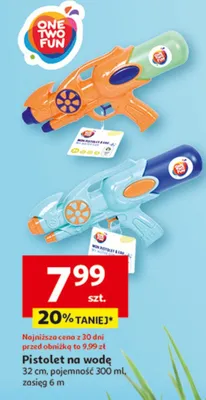Pistolet na wodę promocja w Auchan