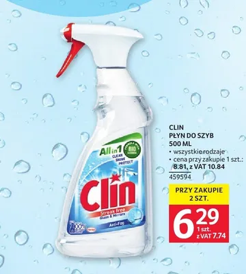 Płyn do szyb Clin All in 1 promocja w Selgros