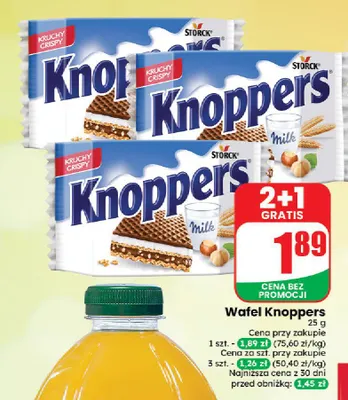 Wafel Knoppers promocja w Dino