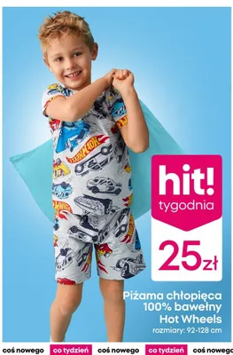 Piżama chłopięca 100% bawełny  promocja w Pepco