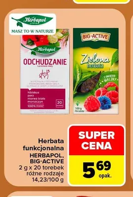 Herbata funkcjonalna Herbapol promocja w Carrefour
