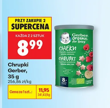 Chrupki organic for baby promocja w Biedronka