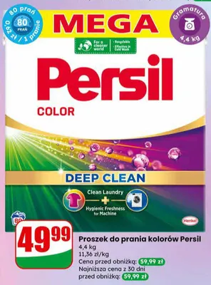 Proszek do prania kolorów 4,4 kg promocja w Dino