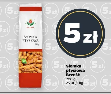 Słomka ptysiowa promocja w Netto