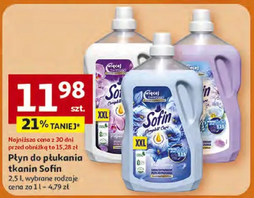 Płyn do płukania tkanin promocja w Auchan