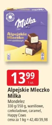 Alpejskie Mleczko promocja w Leclerc