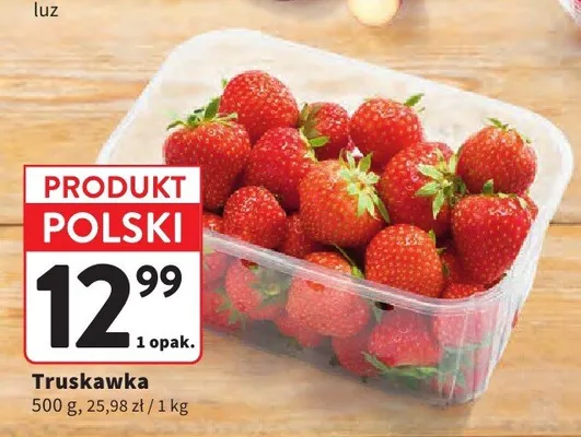 Truskawka polska promocja w Intermarche