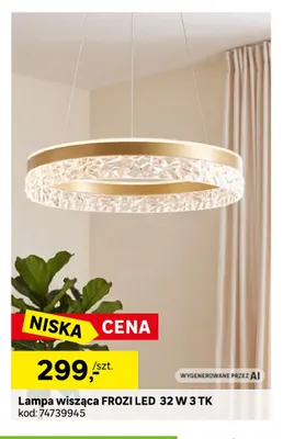 Lampa wisząca Frozi LED 3 Tk promocja w Leroy Merlin