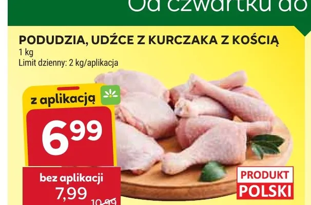 Udźce z kurczaka z kością promocja w Stokrotka