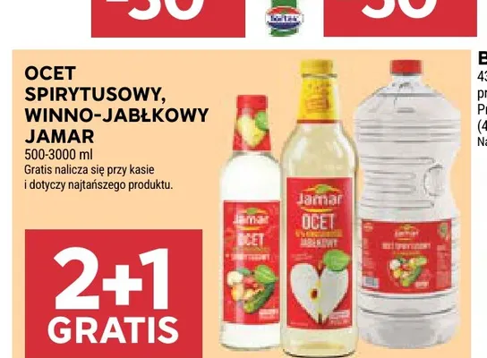Ocet winno-jabłkowy Jamar promocja w Stokrotka